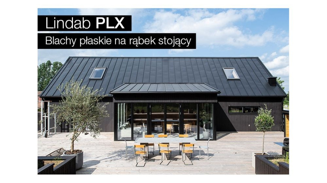 Blachy płaskie Lindab PLX na rąbek stojący dostępne od ręki