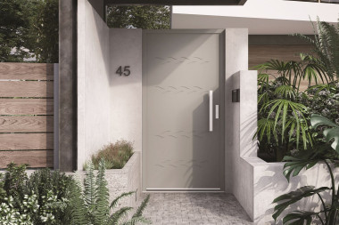 Drzwi zewnętrzne z przetłoczeniami