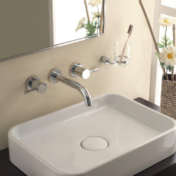 VEGANE - bateria umywalkowa 3-otworowa podtynkowa