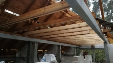 Płatwie stalowe zastępują elementy drewniane o zbyt dużych przekrojach