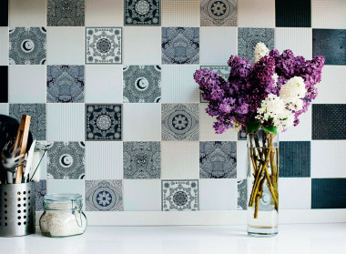 Naklejka ścienna Pixerstick Mozaika, sprzedawana w arkuszach