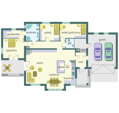 Rzut parteru przed zmianami