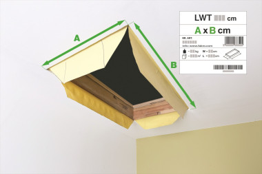 Wymiary otworu muszą odpowiadać rozmiarom schodów.