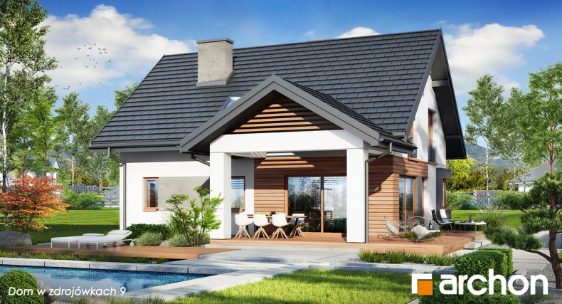 Dom w zdrojówkach 9 - wizualizacja