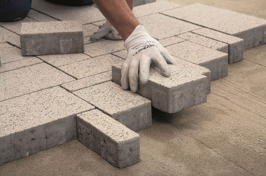 Podjazd z kostki brukowej