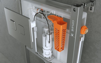 Niezawodny, pneumatyczny system spłukiwania Cersanit AQUA seria 5, 7 i 9