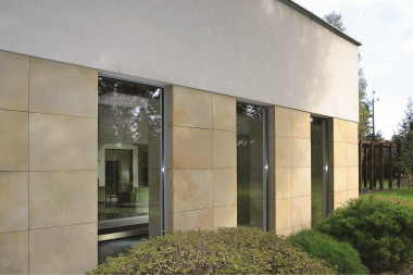 Elewacja wykończona okładziną