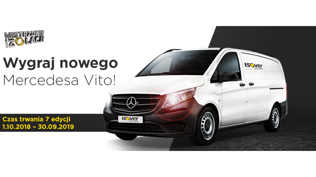 Zostań mistrzem Isover i wygraj Mercedesa Vito