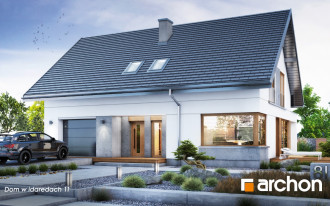 Prosty, ekonomiczny, nowoczesny! Zobacz projekt "Domu w idaredach 11"