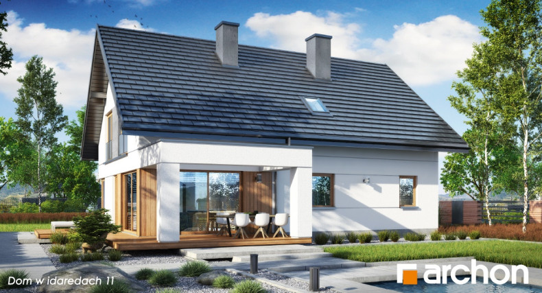 Dom w idaredach 11 - wizualizacja