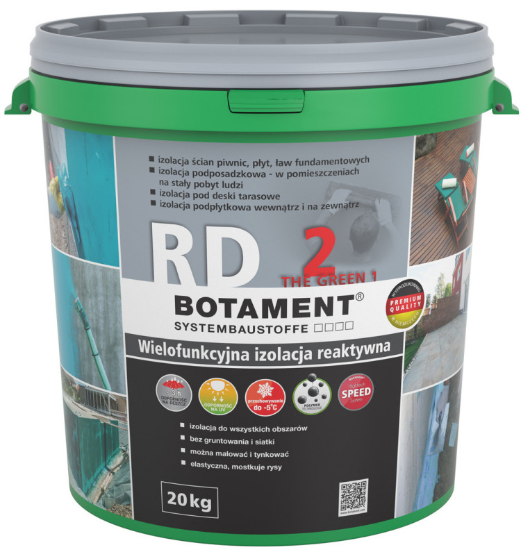 Reaktywna masa hydroizolacyjna BOTAMENT® RD 2 The Green 1