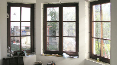 Zbyt niskie ulokowane otworu okiennego w kuchni