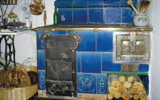 Kuchnia kaflowa z piecem