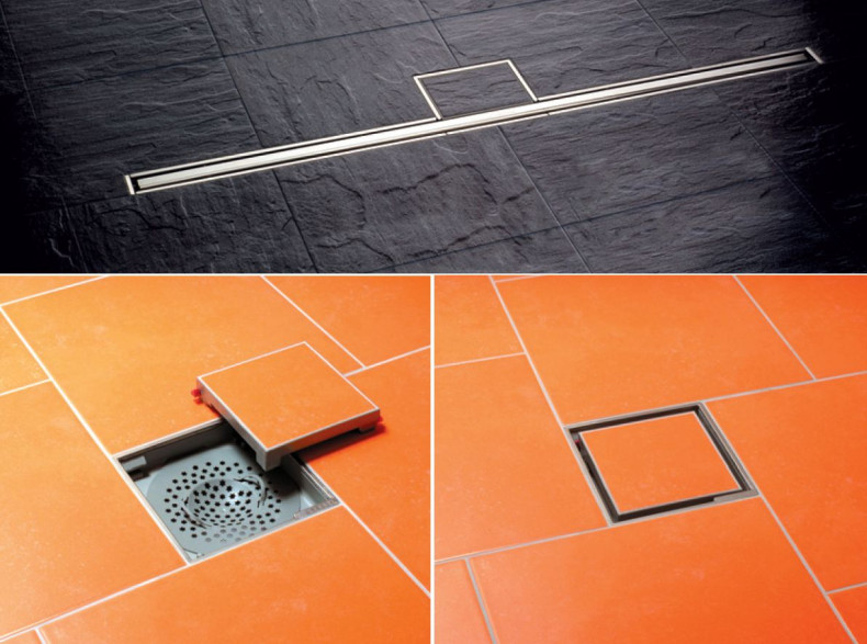 Odpływy układane pod płytkami