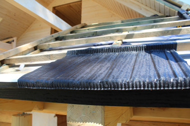 Obróbka pasa okapu, koszy, ścianek lukarn