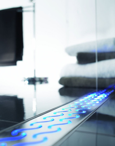 Odwodnienie liniowe z oświetleniem LED