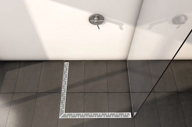 Narożny kanał odwodnienia