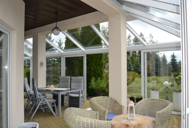 Ogród zimowy - profile z aluminium