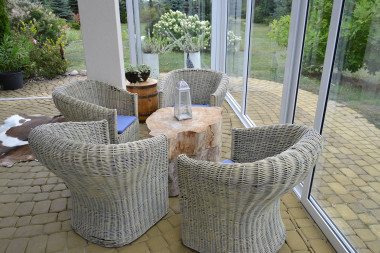 Nieogrzewana oranżeria - wnętrze