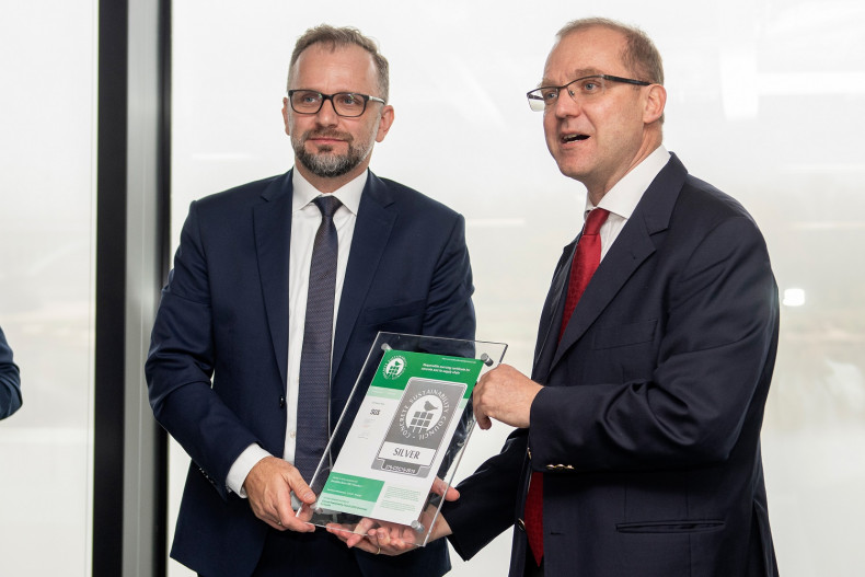 Wręczenie certyfikatu Concrete Sustainability Council