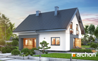 Prosty i tani w budowie "Dom w malinówkach 11". ZOBACZ projekt ARCHON+