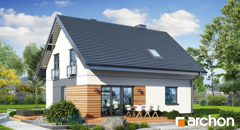 Dom w malinówkach 11 - wizualizacja