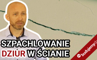 Szpachlowanie ścian - dziura, obicie, pęknięcie. ZRÓB TO SAM