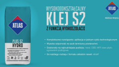 Atlas Plus S2 Hydro. Wysokoodkształcalny klej z funkcją hydroizolacji.