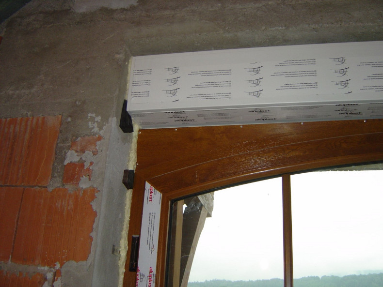 Rolety nakładane - montaż