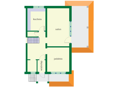 Rzut parteru przed zmianami