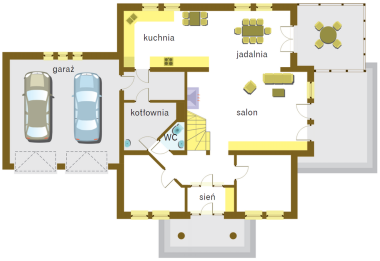 Rzut parteru przed zmianami