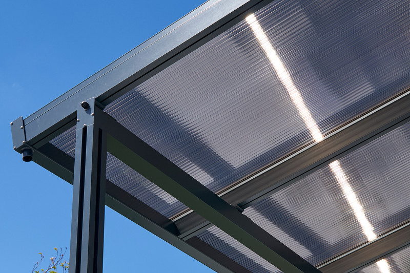 Konstrukcja nośna zadaszenia tarasu