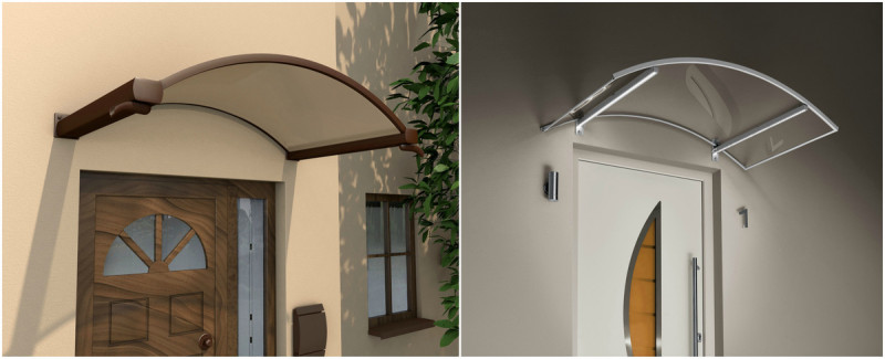 Systemowe zadaszenia drzwi wejściowych GUTTA