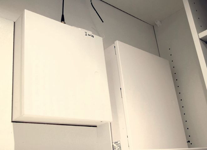 Centralę umieszczono w miejscu trudnym do odnalezienia przez intruza