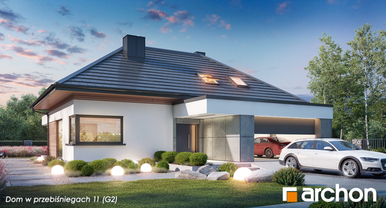 Dom w przebiśniegach 11 (G2) - wizualizacja