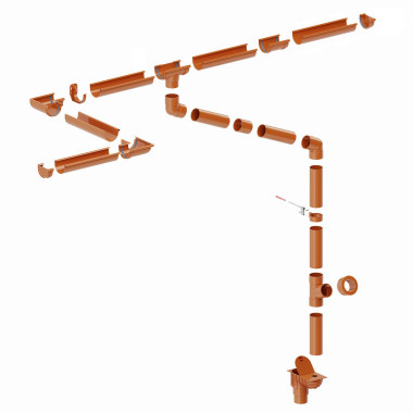 System rynnowy KROP PVC