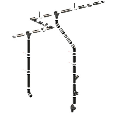 System rynnowy KROP STAL