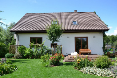 Taras na tyłach domu