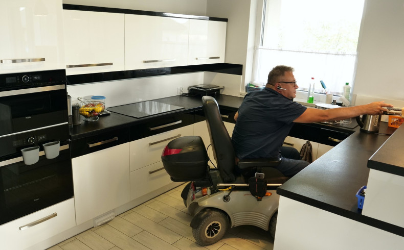 Kuchnia przystosowana dla osoby na wózku inwalidzkim