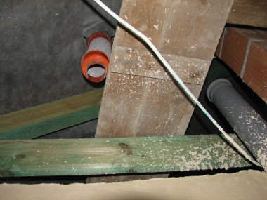 Wywiewka niepodłączona do pionu kanalizacyjnego