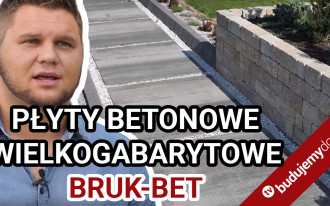 Jak się układa płyty betonowe wielkogabarytowe na podjazd, chodnik i taras?