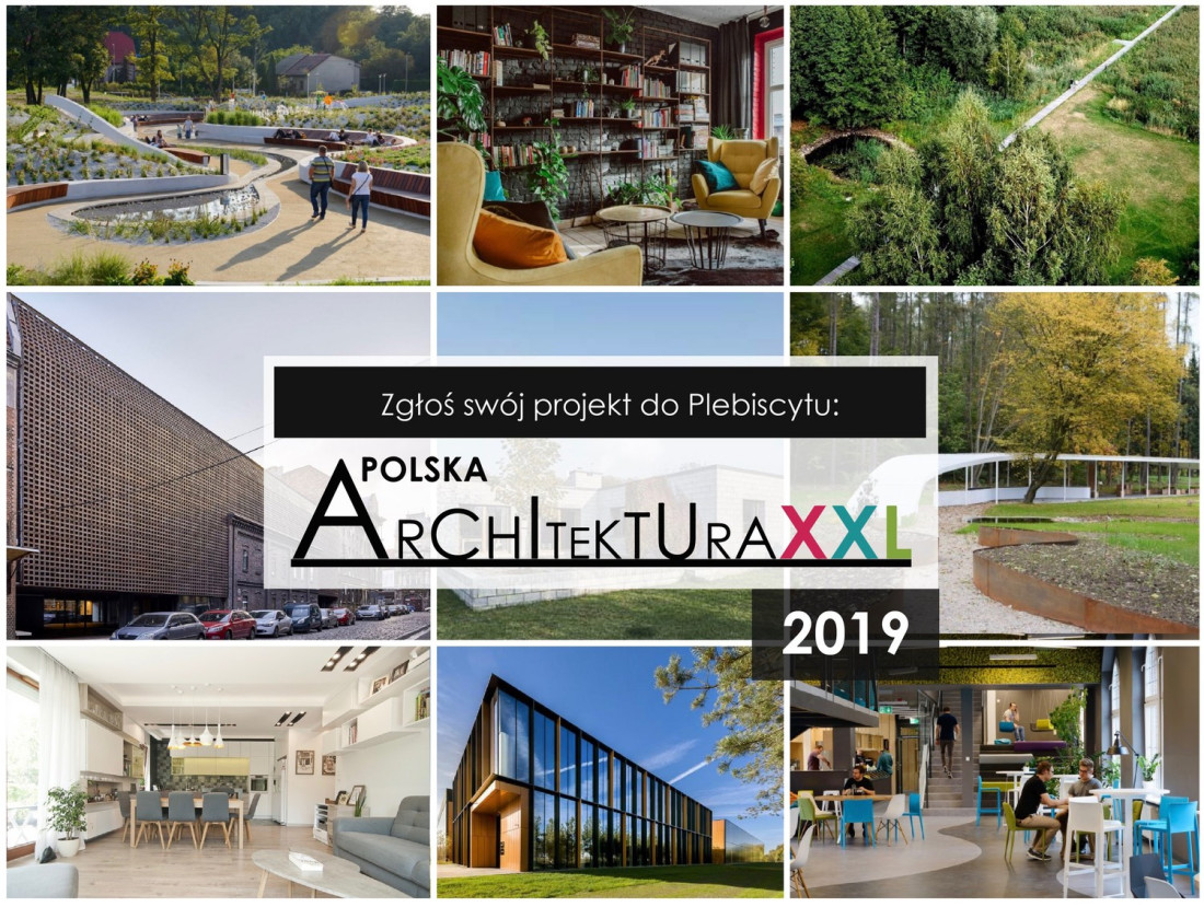 Plebiscyt Polska Architektura XXL 2019 czeka na zgłoszenia!