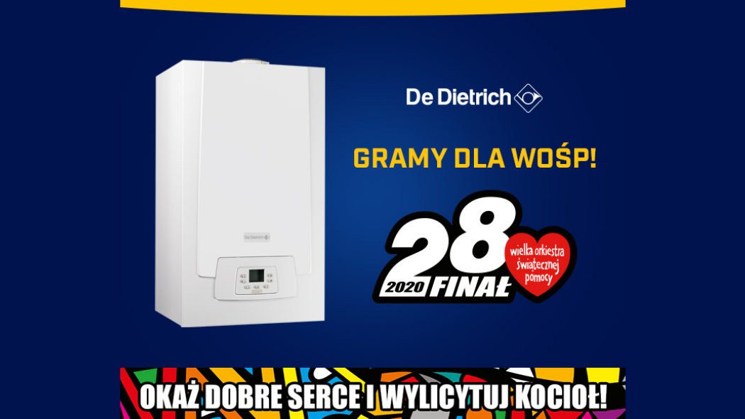 De Dietrich wspiera Wielką Orkiestrę Świątecznej Pomocy