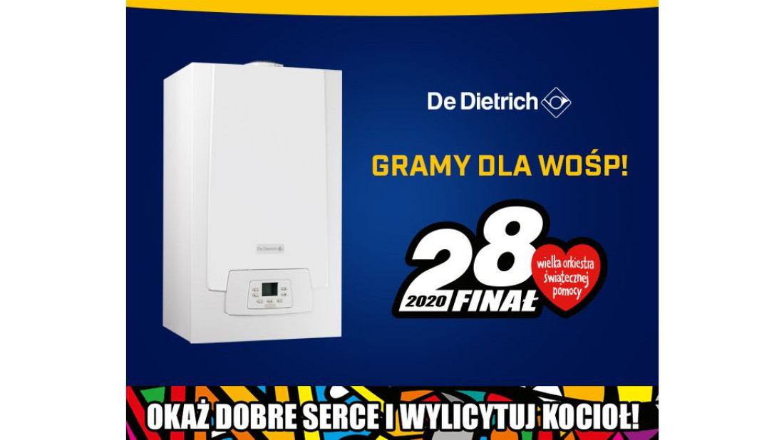 De Dietrich wspiera Wielką Orkiestrę Świątecznej Pomocy