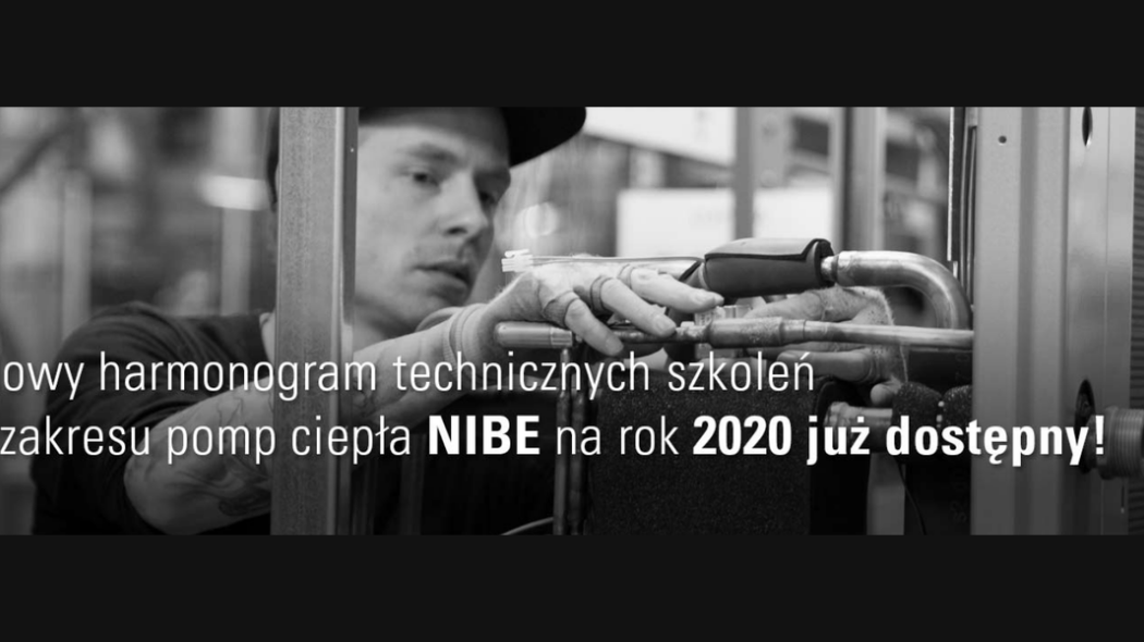 Harmonogram szkoleń technicznych z pomp ciepła NIBE na 2020 rok