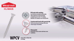 Wkręty WPCV-R i WSPCV - szczególnie polecane do produkcji okien i drzwi