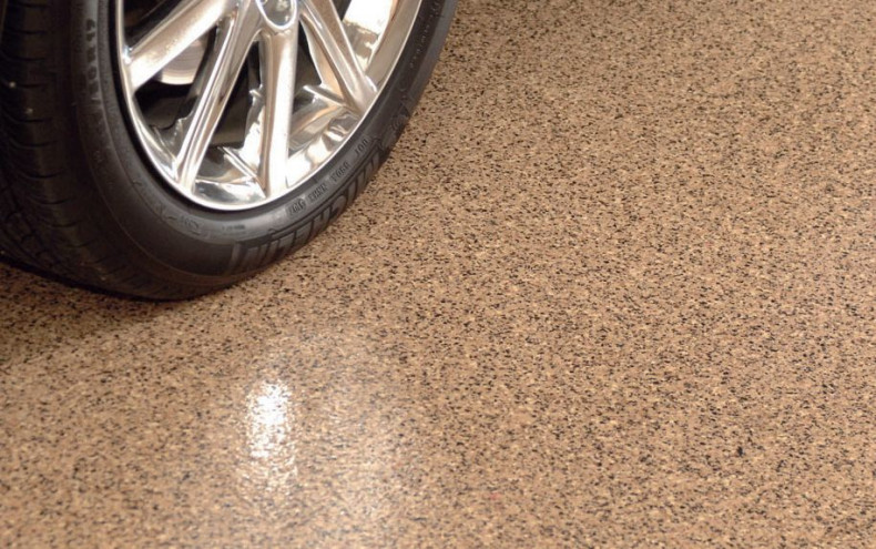 Posadzka żywiczna w garażu