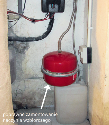Instalacja solarna: poprawne zamontowanie naczynia wzbiorczego