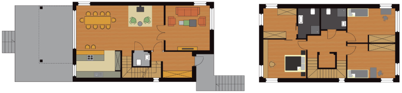 Rzut parteru i rzut piętra