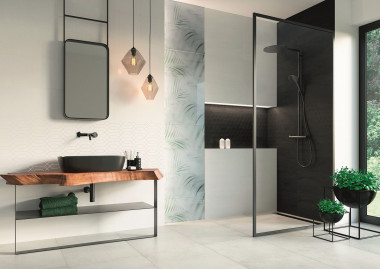 Duże płyty gresowe imitujące kamień